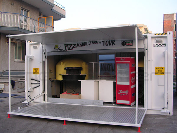 Food and beverage : pizzeria container