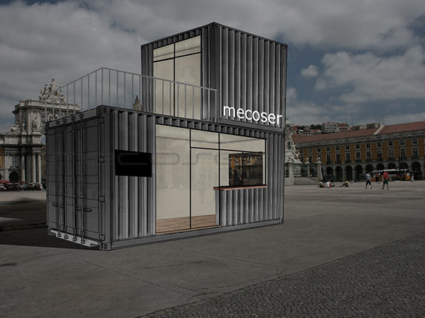 container temporary shop