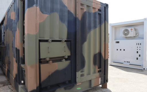 CONTAINER PER IL MINISTERO DELLA DIFESA FRANCESE