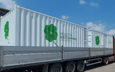 Container modulari per l’accumulo di batterie al litio